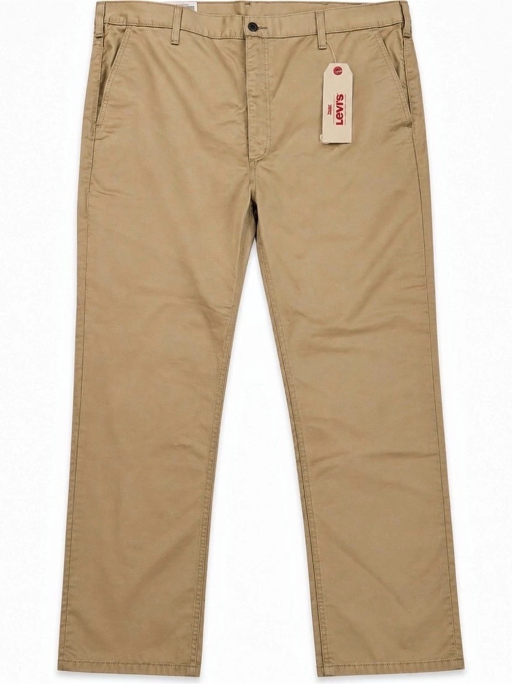 Levi’s 511 Slim Fit Chino Pants Men’s 42x32 Khaki Tan 100% Cotton NWT